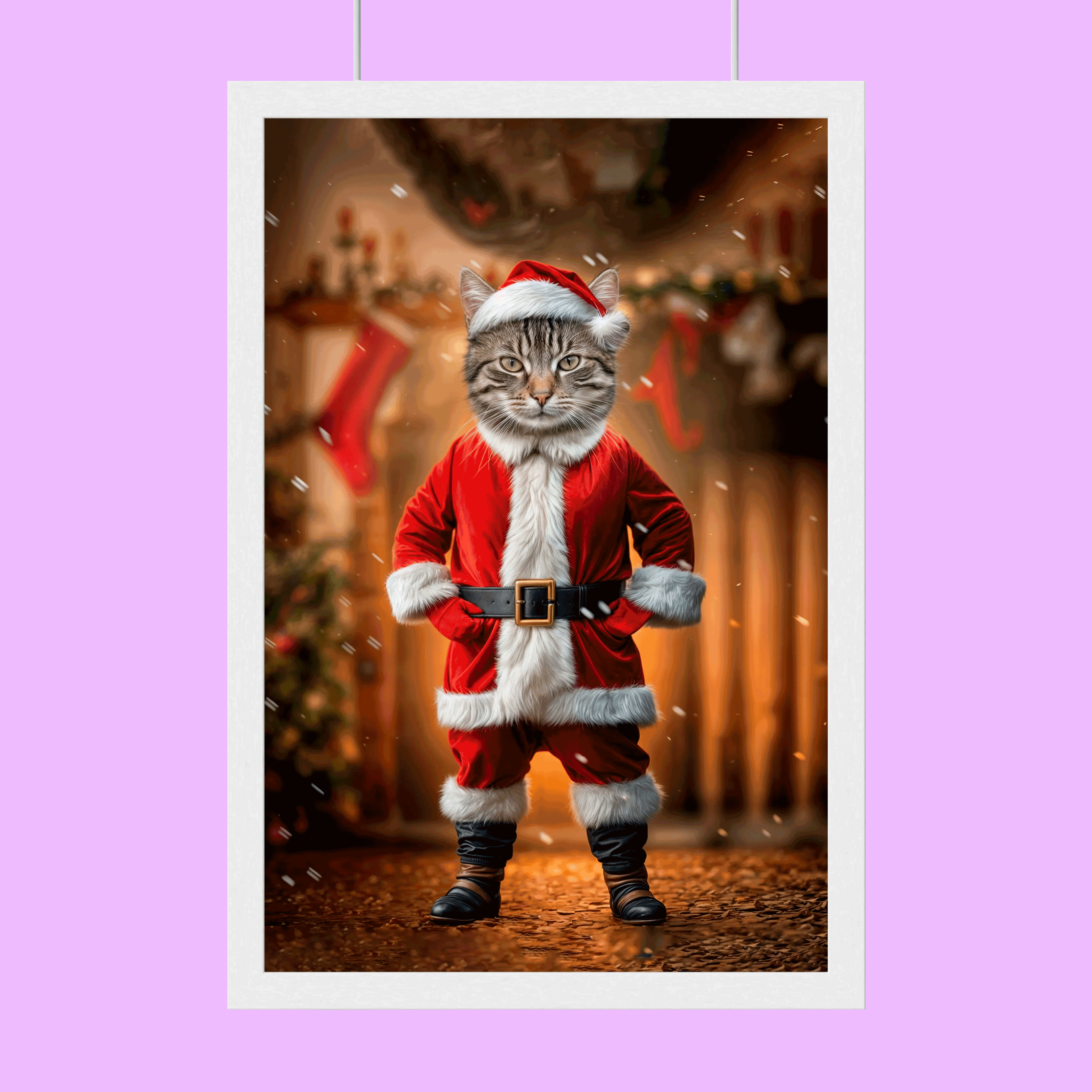 Mr Santa Claus – Christmas Santa Pet Portrait